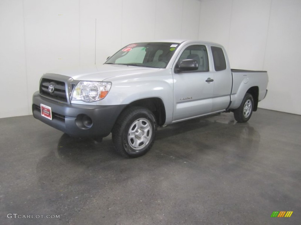 2007 Tacoma Access Cab - Silver Streak Mica / Graphite Gray photo #1