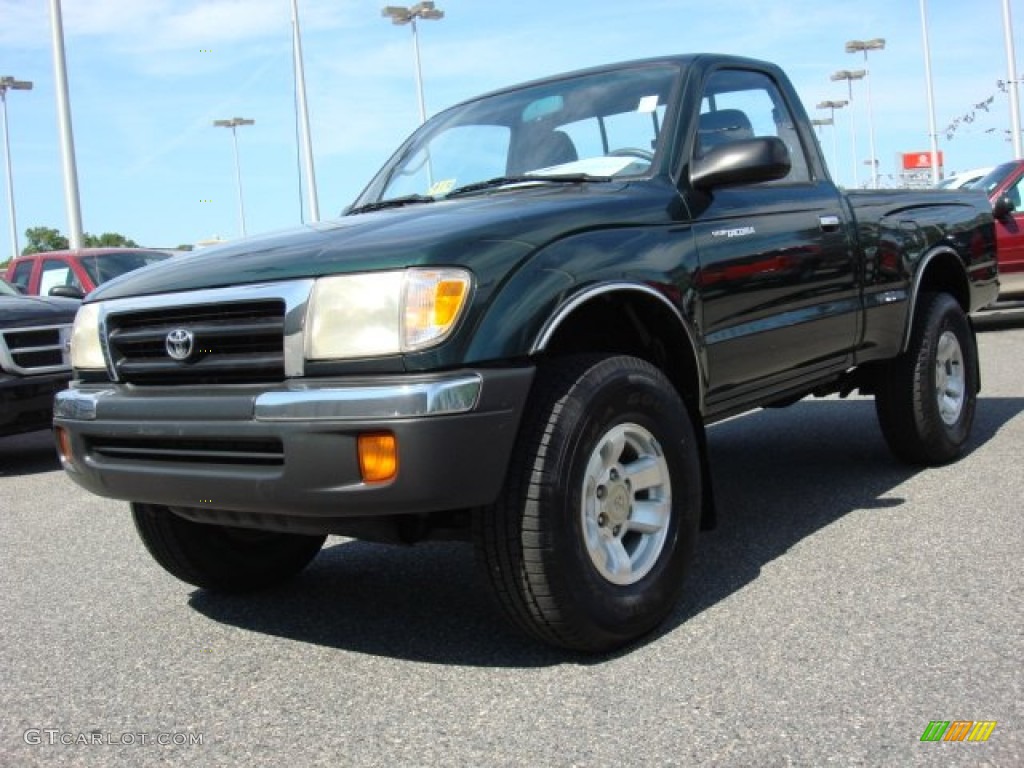 2000 Imperial Jade Green Mica Toyota Tacoma Regular Cab 4x4 50191174