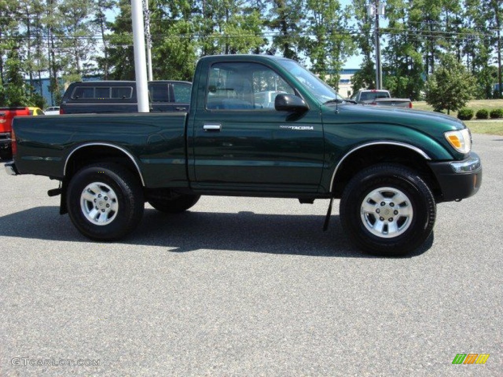 Imperial Jade Green Mica 2000 Toyota Tacoma Regular Cab 4x4 Exterior Photo #50208837