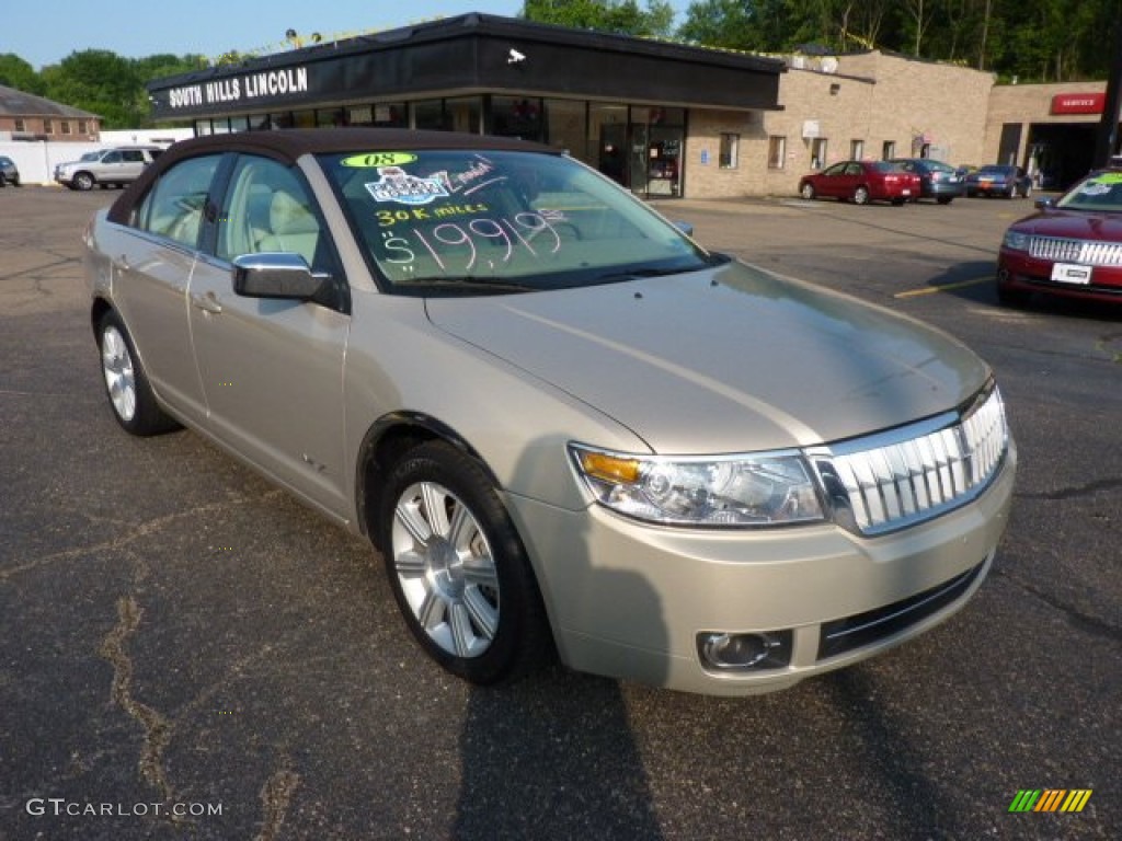 2008 MKZ Sedan - Dune Pearl Metallic / Sand photo #5