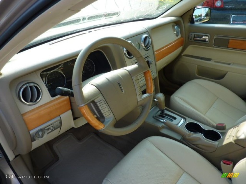 2008 MKZ Sedan - Dune Pearl Metallic / Sand photo #12