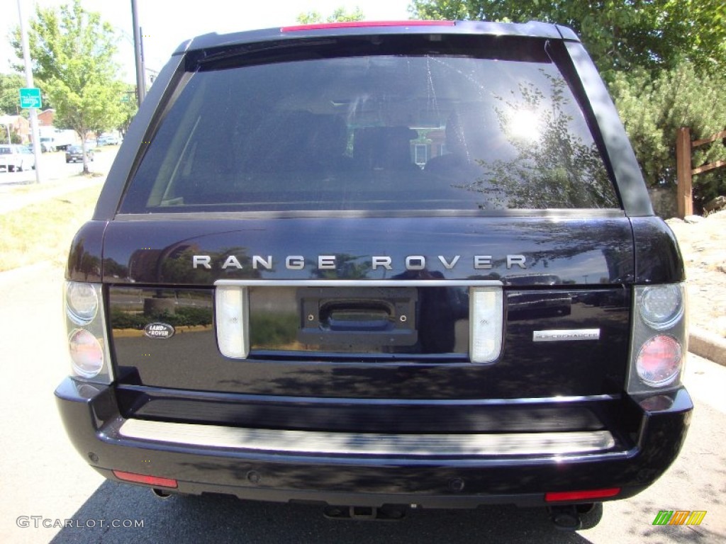 2006 Range Rover Supercharged - Buckingham Blue Metallic / Navy/Parchment photo #6