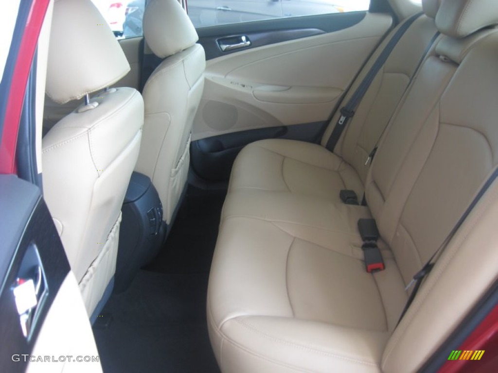 2011 Sonata Limited 2.0T - Venetian Red / Camel photo #16