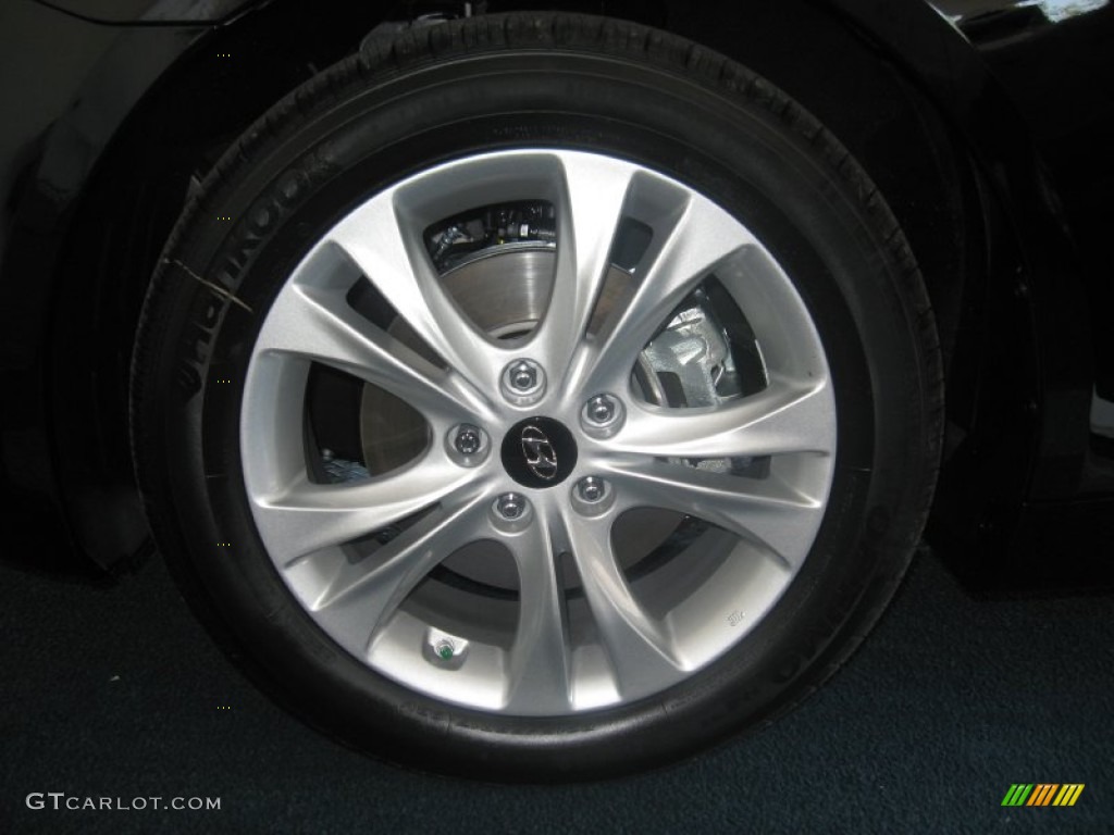 2011 Sonata Limited 2.0T - Midnight Black / Gray photo #10