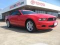 2010 Torch Red Ford Mustang V6 Convertible  photo #1