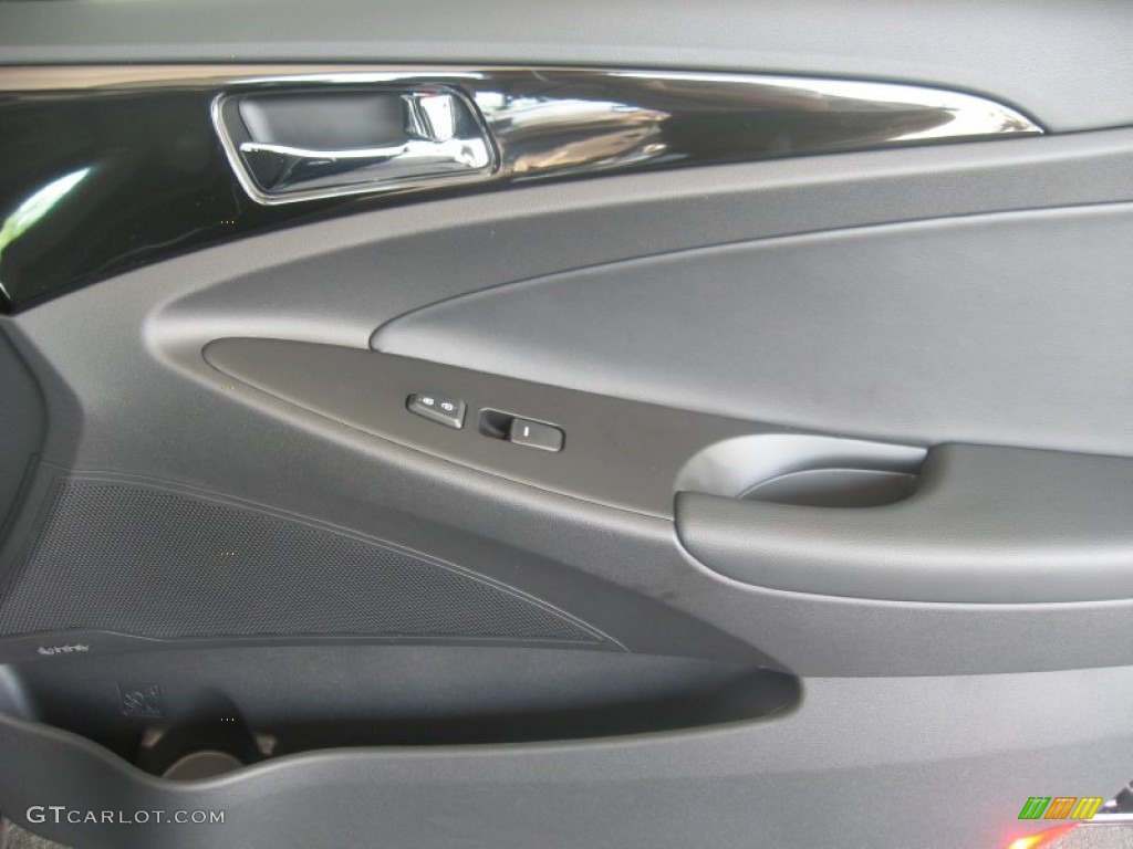 2011 Sonata Limited 2.0T - Midnight Black / Black photo #21
