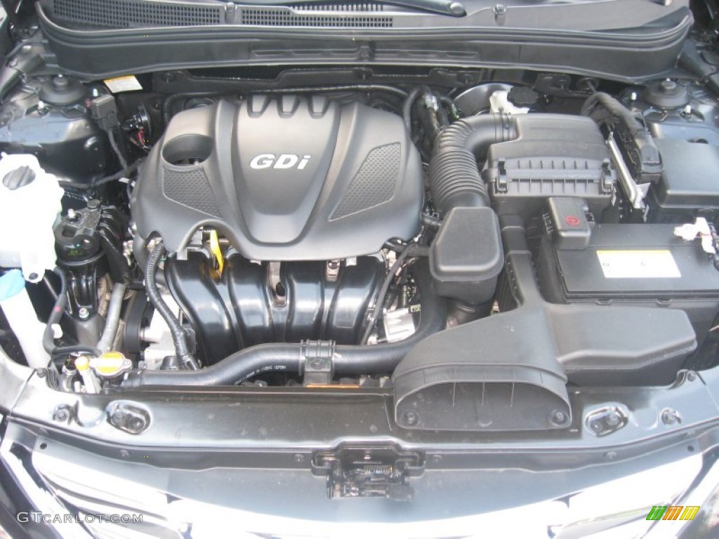 2011 Sonata SE - Midnight Black / Black photo #9