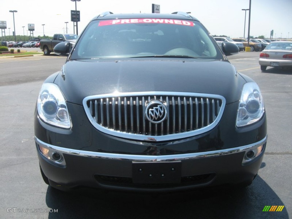 2009 Enclave CXL - Carbon Black Metallic / Ebony Black/Ebony photo #2