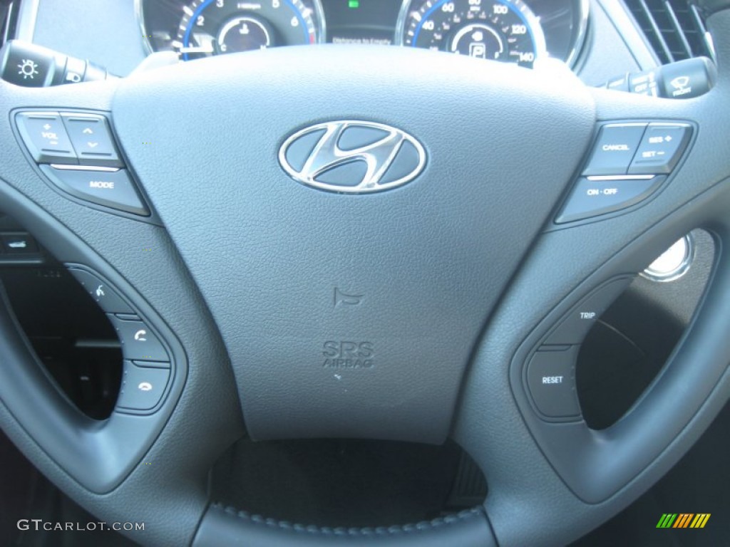 2011 Sonata SE - Midnight Black / Black photo #25