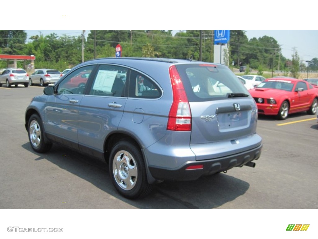 2008 CR-V LX - Glacier Blue Metallic / Gray photo #3