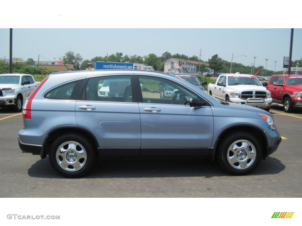 2008 CR-V LX - Glacier Blue Metallic / Gray photo #6