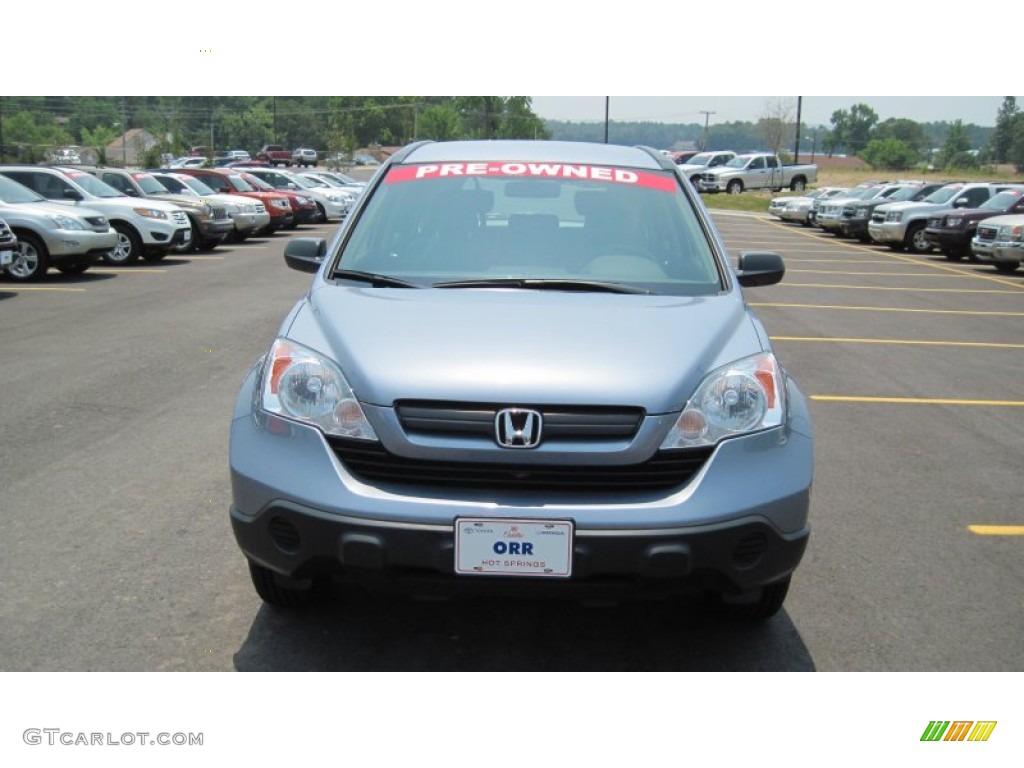 2008 CR-V LX - Glacier Blue Metallic / Gray photo #8