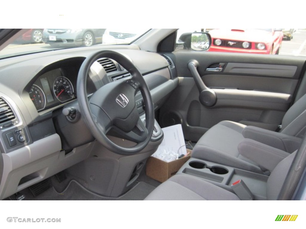 2008 CR-V LX - Glacier Blue Metallic / Gray photo #12