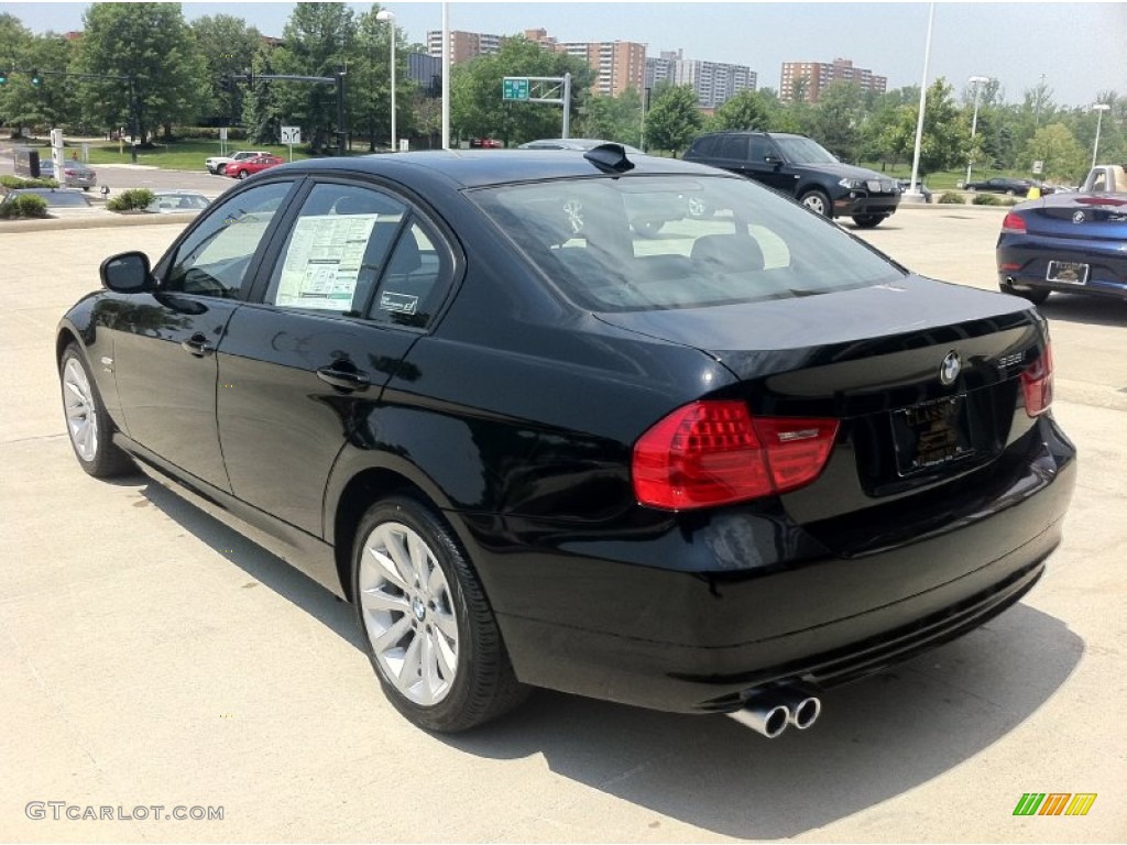 2011 3 Series 328i xDrive Sedan - Jet Black / Black Dakota Leather photo #4