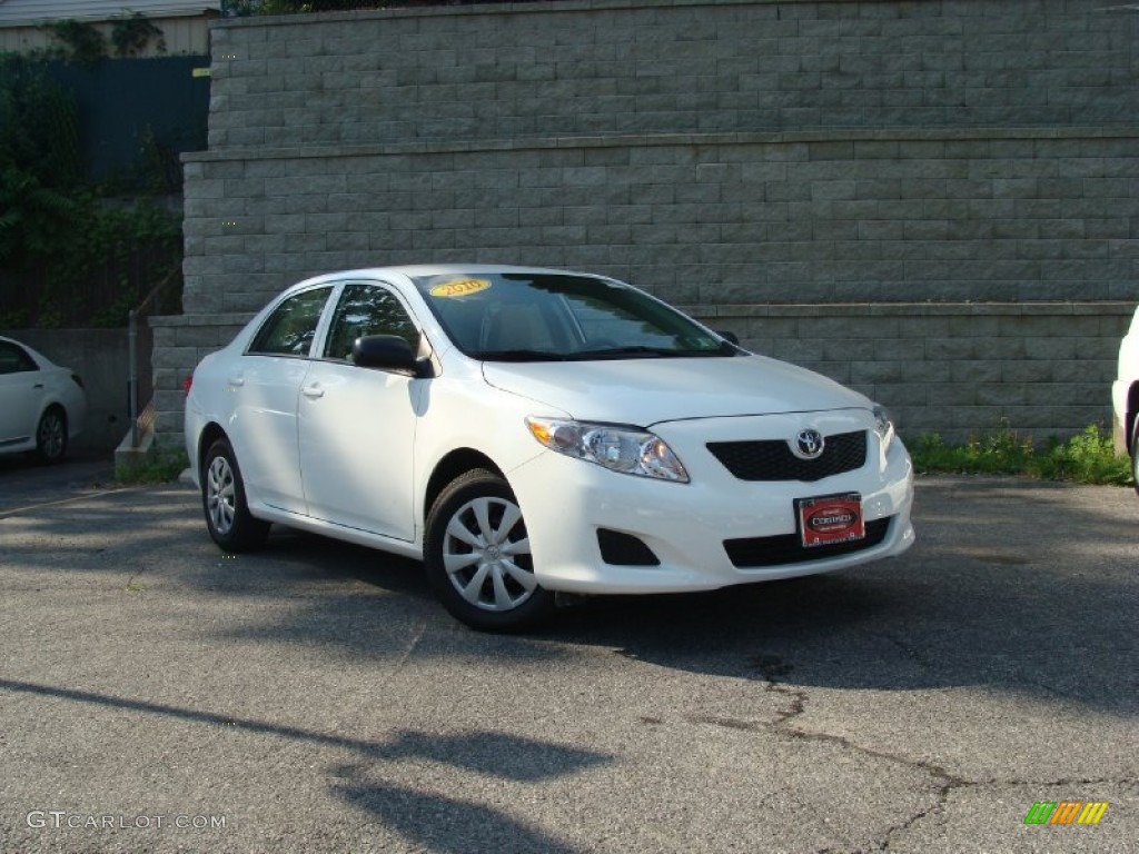 Super White Toyota Corolla