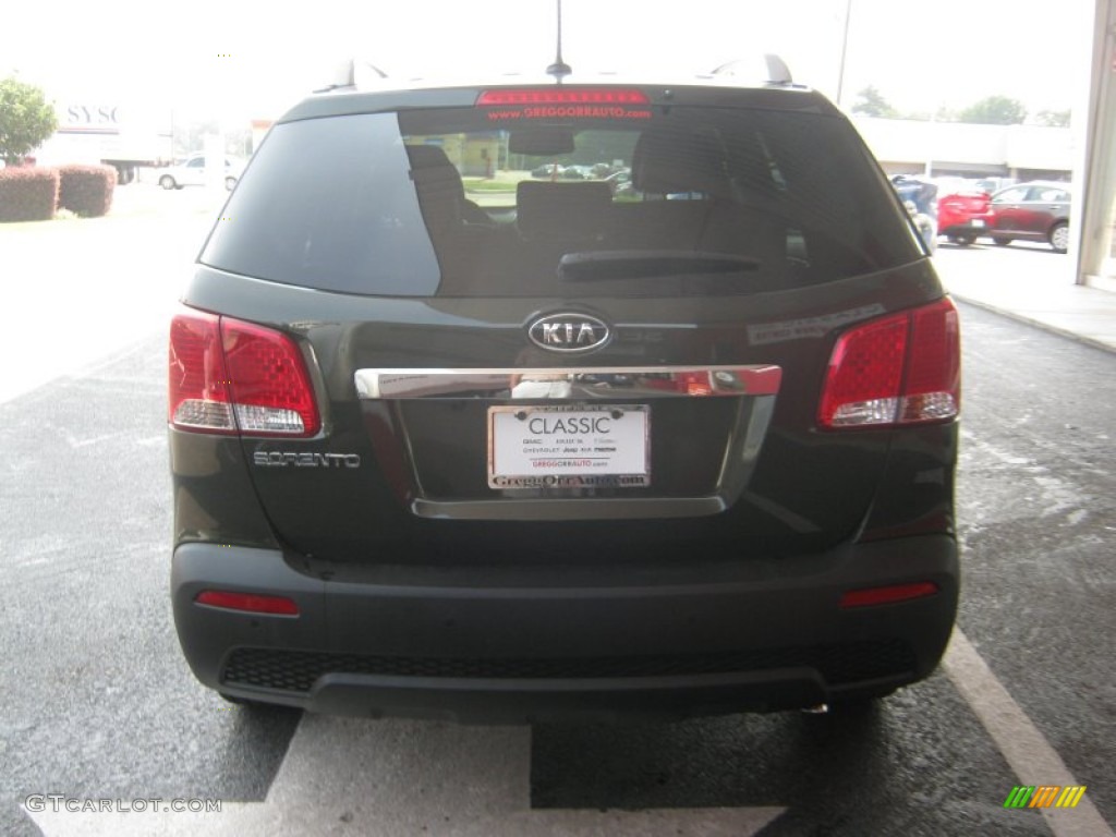 2012 Sorento LX - Tuscan Olive / Black photo #4