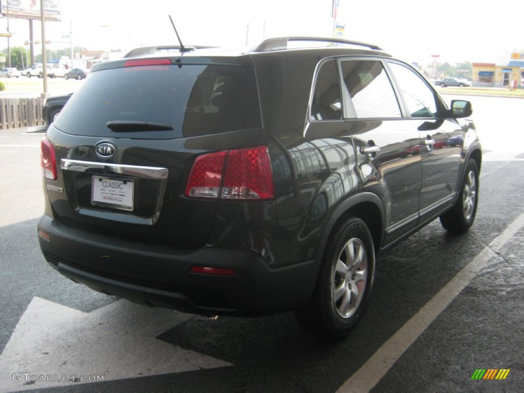 2012 Sorento LX - Tuscan Olive / Black photo #5