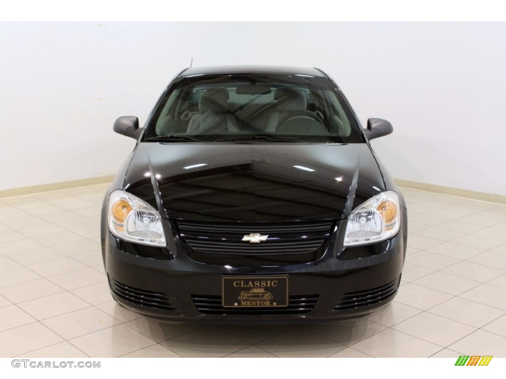 2007 Cobalt LS Coupe - Black / Gray photo #2