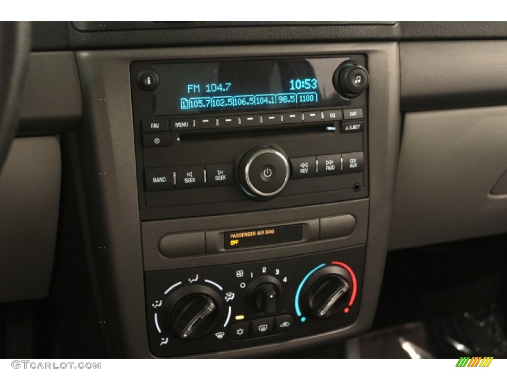 2007 Cobalt LS Coupe - Black / Gray photo #9