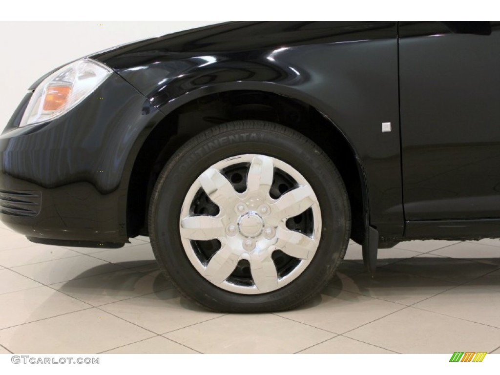 2007 Cobalt LS Coupe - Black / Gray photo #16