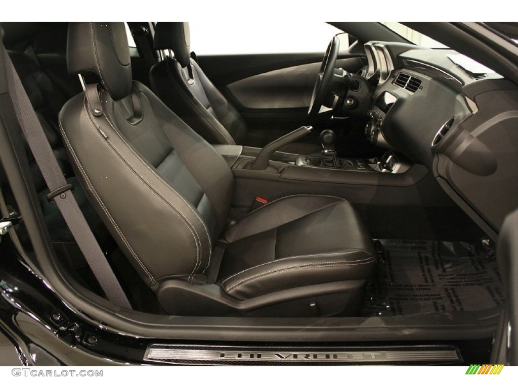 Black Interior 2010 Chevrolet Camaro LT Coupe Photo #50217867