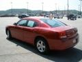 2010 Inferno Red Crystal Pearl Dodge Charger SXT  photo #5