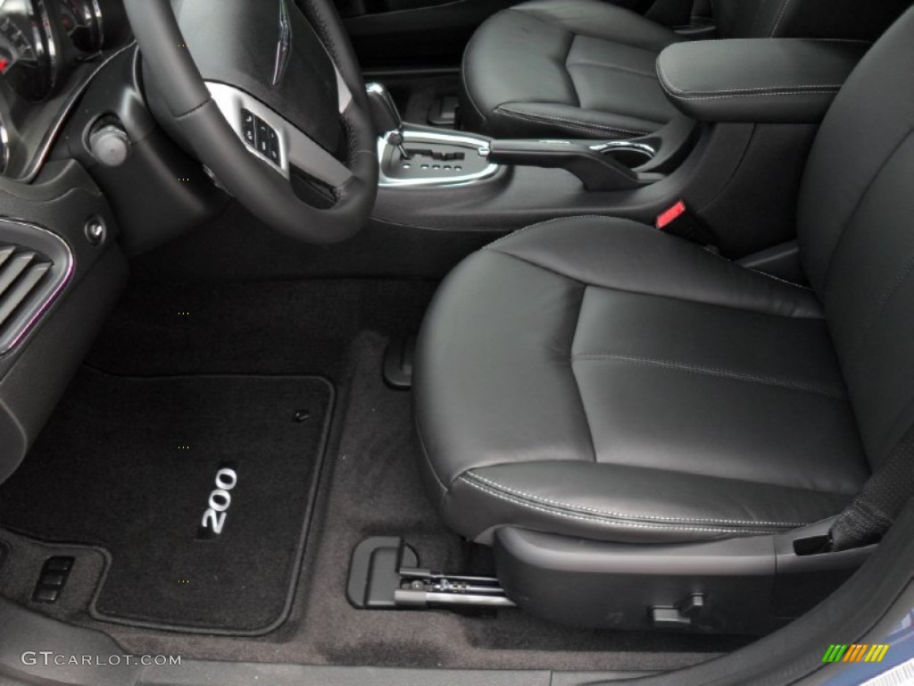 Black Interior 2011 Chrysler 200 Limited Photo #50219916