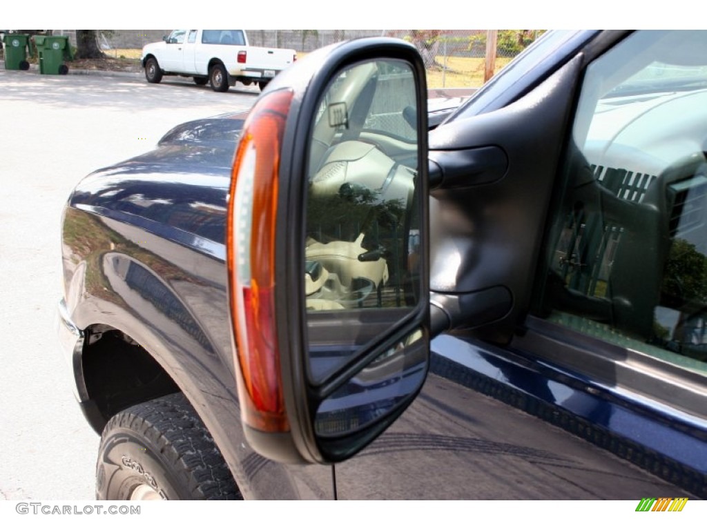 2003 F250 Super Duty Lariat Crew Cab 4x4 - True Blue Metallic / Medium Parchment Beige photo #23
