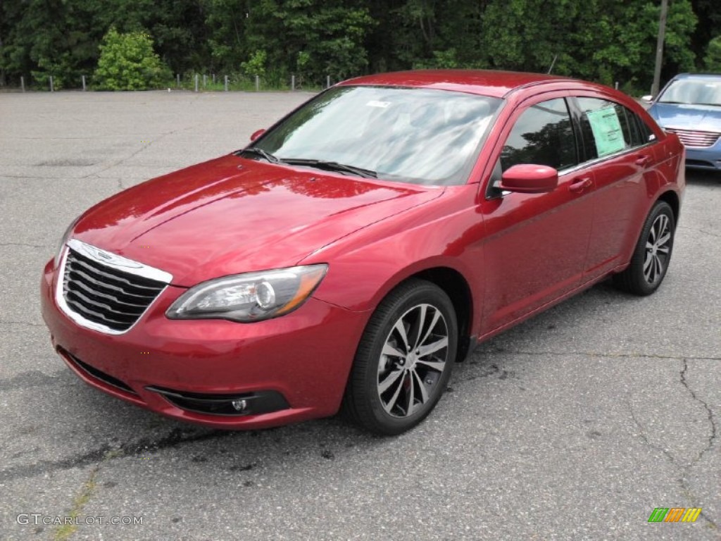 Deep Cherry Red Crystal Pearl 2011 Chrysler 200 S Exterior Photo #50220216