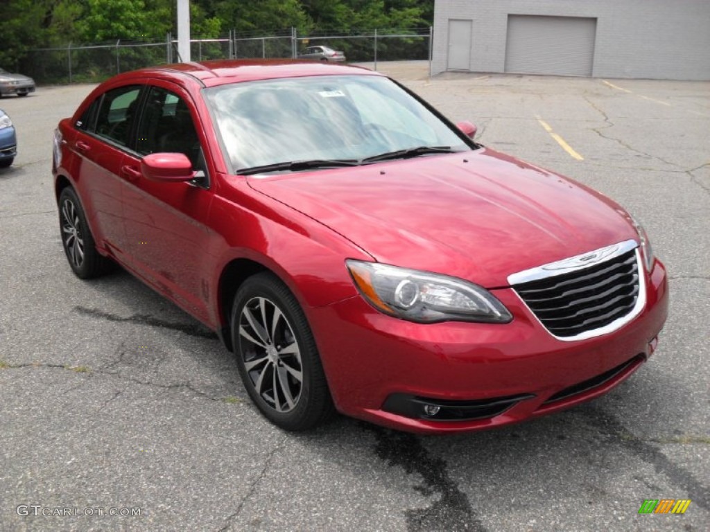 Deep Cherry Red Crystal Pearl 2011 Chrysler 200 S Exterior Photo #50220273