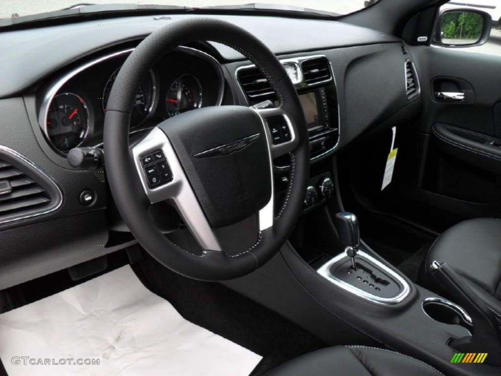 Black Interior 2011 Chrysler 200 S Photo #50220711