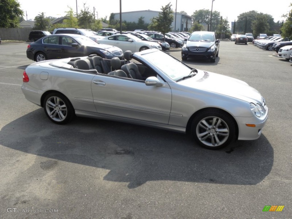 Iridium Silver Metallic 2006 Mercedes-Benz CLK 350 Cabriolet Exterior Photo #50221167