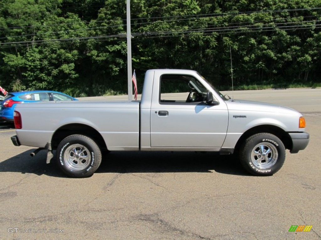 2003 Ranger XL Regular Cab - Silver Frost Metallic / Dark Graphite photo #3