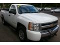 2008 Summit White Chevrolet Silverado 1500 LS Regular Cab 4x4  photo #14