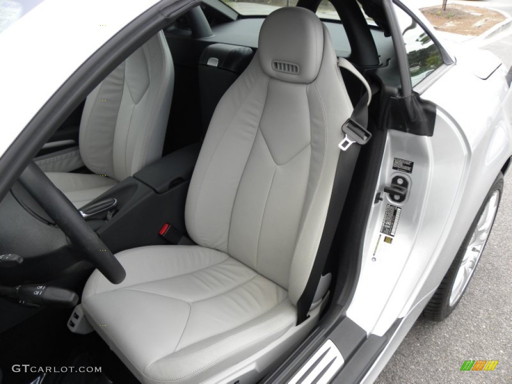 Ash Grey Interior 2008 Mercedes-Benz SLK 350 Roadster Photo #50221728