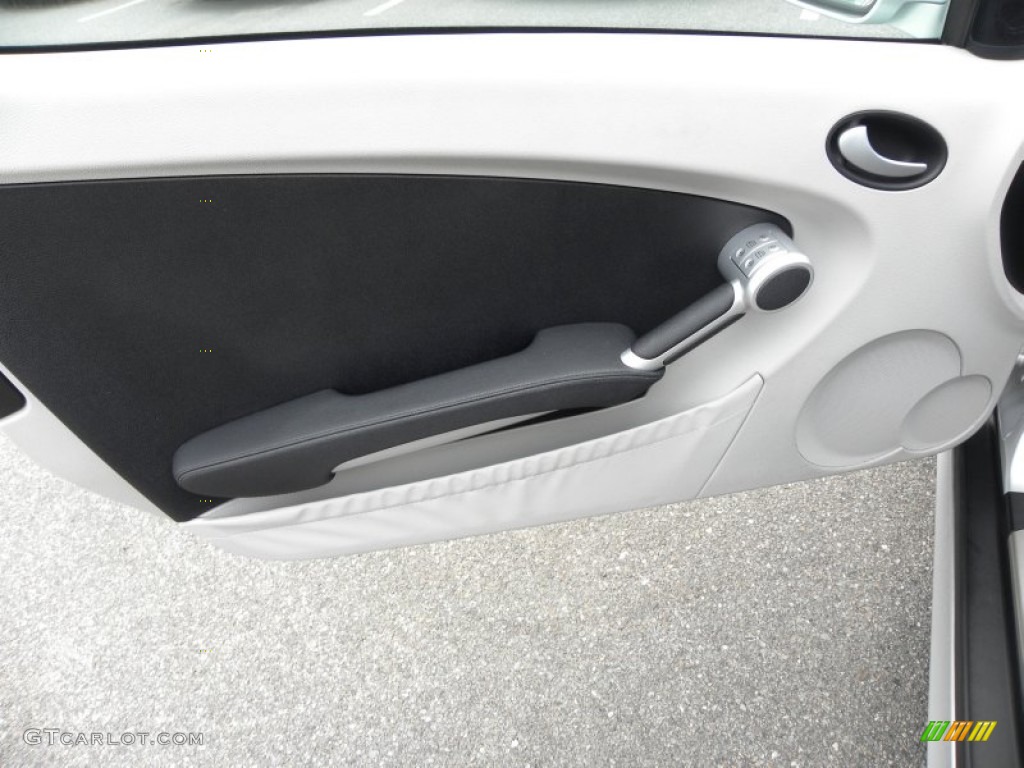 2008 Mercedes-Benz SLK 350 Roadster Ash Grey Door Panel Photo #50221740