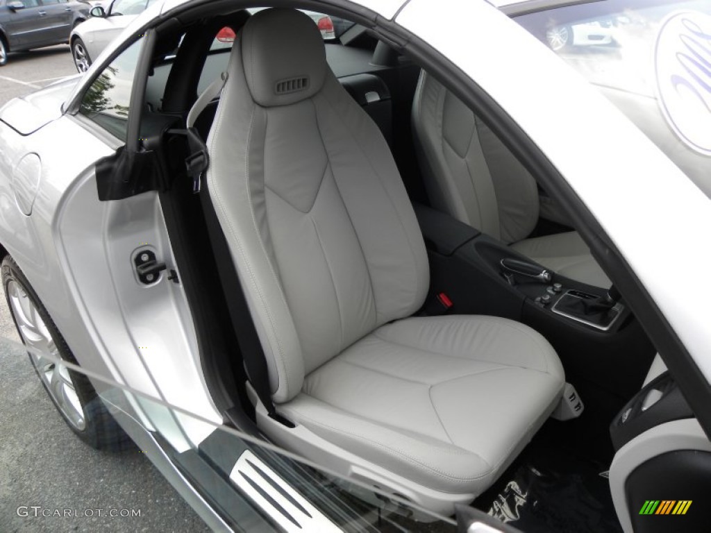 Ash Grey Interior 2008 Mercedes-Benz SLK 350 Roadster Photo #50221749