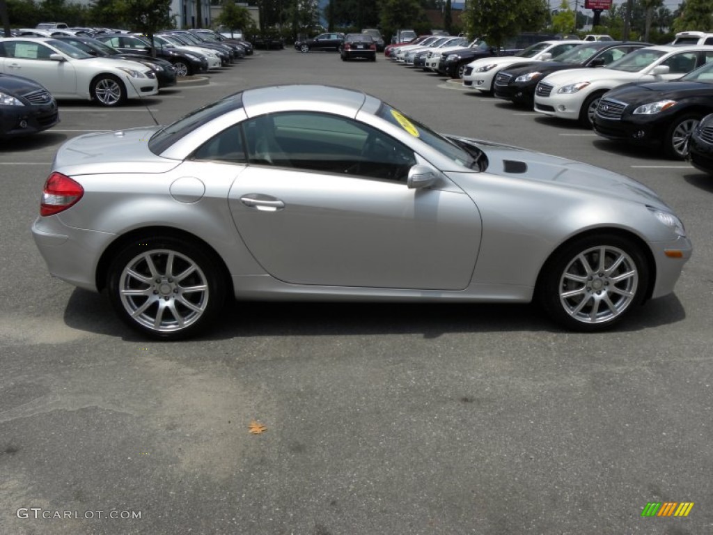 Iridium Silver Metallic 2008 Mercedes-Benz SLK 350 Roadster Exterior Photo #50221770