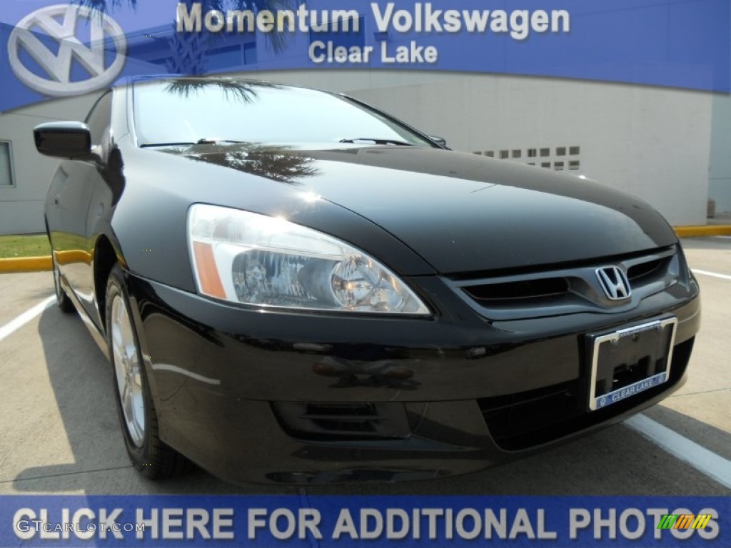 2006 Accord EX-L Coupe - Nighthawk Black Pearl / Black photo #1