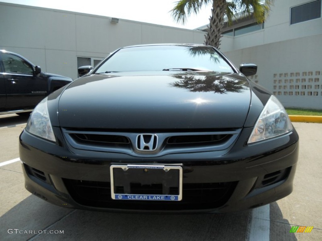 2006 Accord EX-L Coupe - Nighthawk Black Pearl / Black photo #2