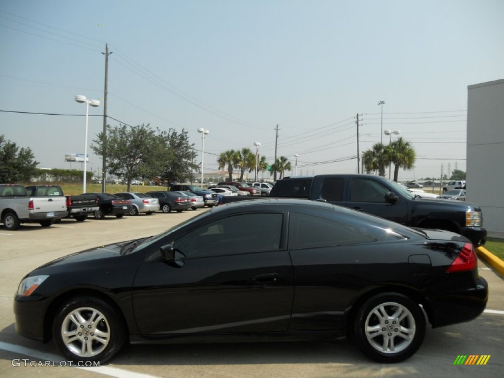2006 Accord EX-L Coupe - Nighthawk Black Pearl / Black photo #4