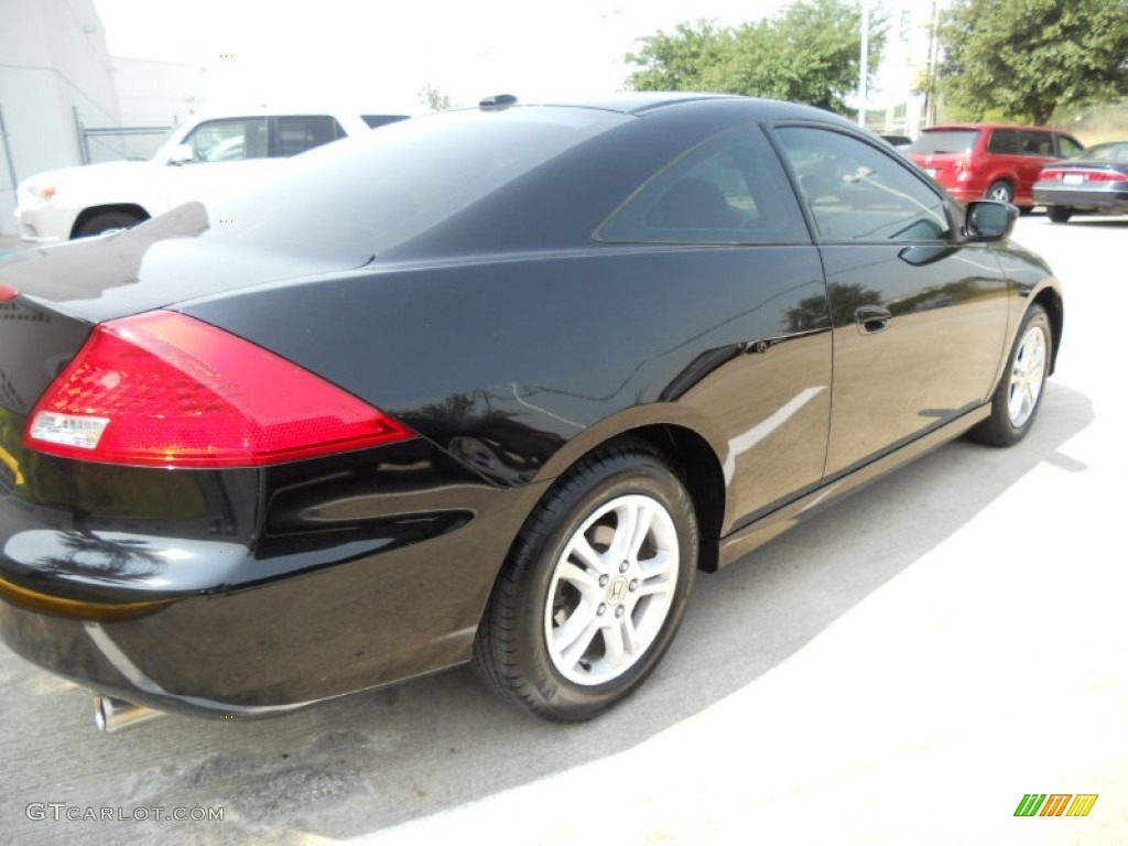 2006 Accord EX-L Coupe - Nighthawk Black Pearl / Black photo #7