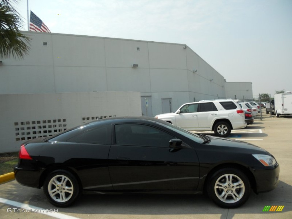 2006 Accord EX-L Coupe - Nighthawk Black Pearl / Black photo #8