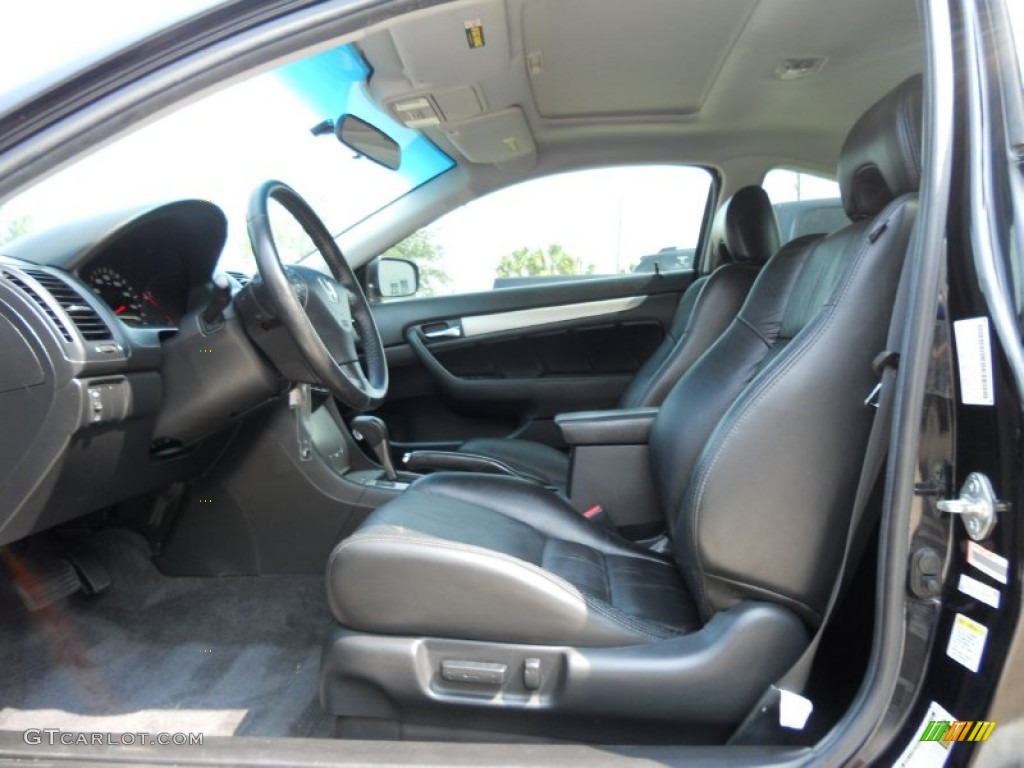 2006 Accord EX-L Coupe - Nighthawk Black Pearl / Black photo #13