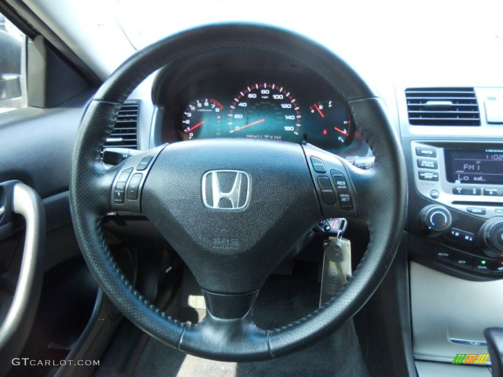 2006 Accord EX-L Coupe - Nighthawk Black Pearl / Black photo #20