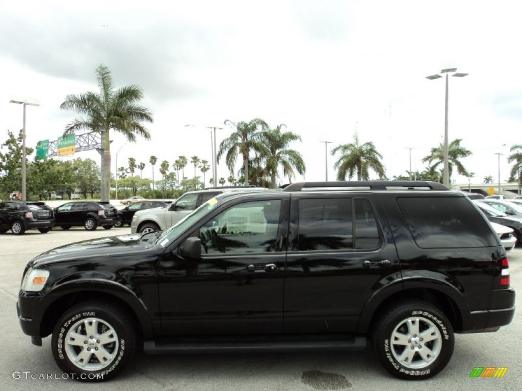 Black 2009 Ford Explorer XLT Exterior Photo #50222730