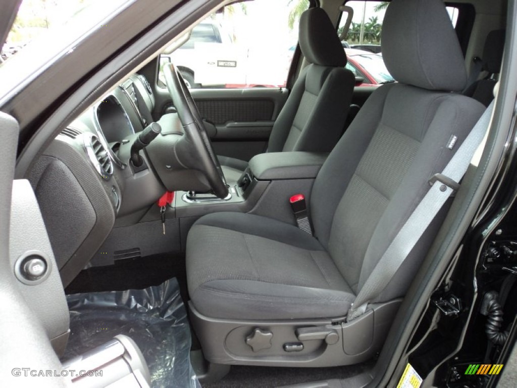 Black Interior 2009 Ford Explorer XLT Photo #50222814