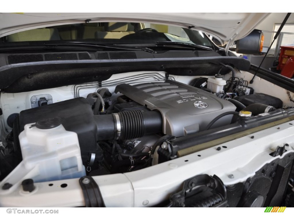 2008 Tundra SR5 CrewMax - Super White / Graphite Gray photo #25