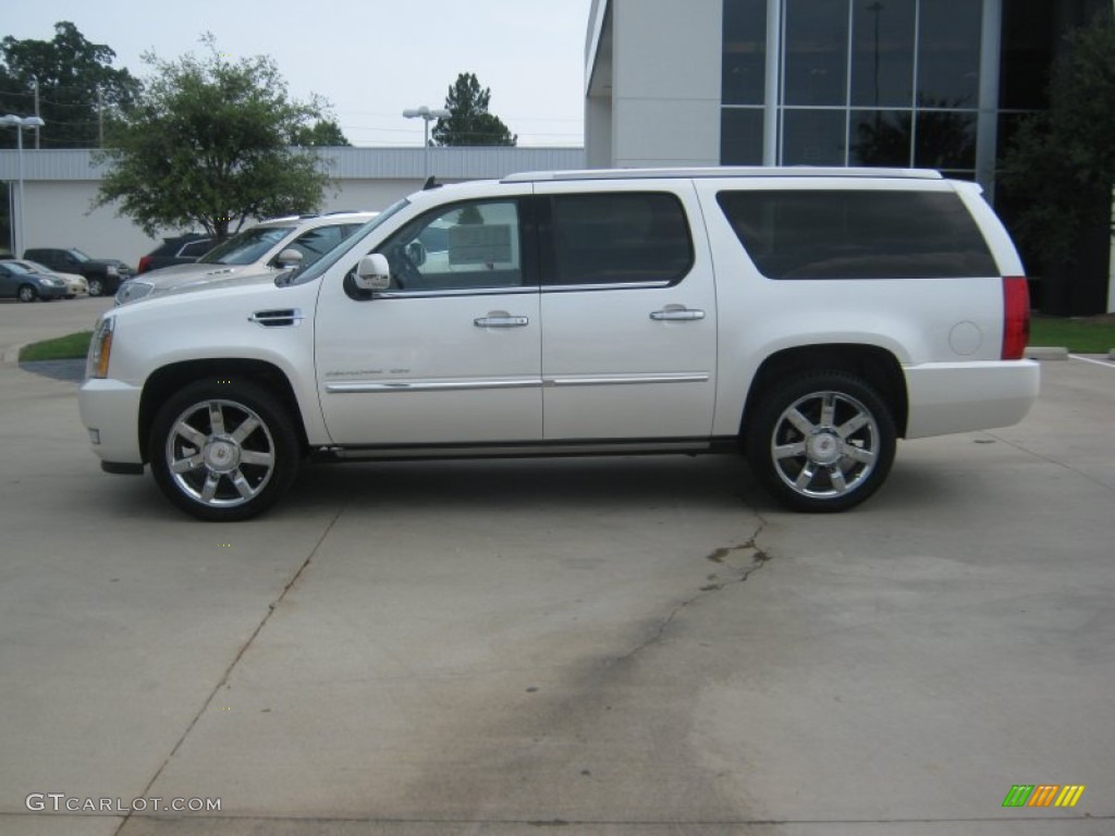 White Diamond Tricoat 2011 Cadillac Escalade ESV Premium AWD Exterior Photo #50223171