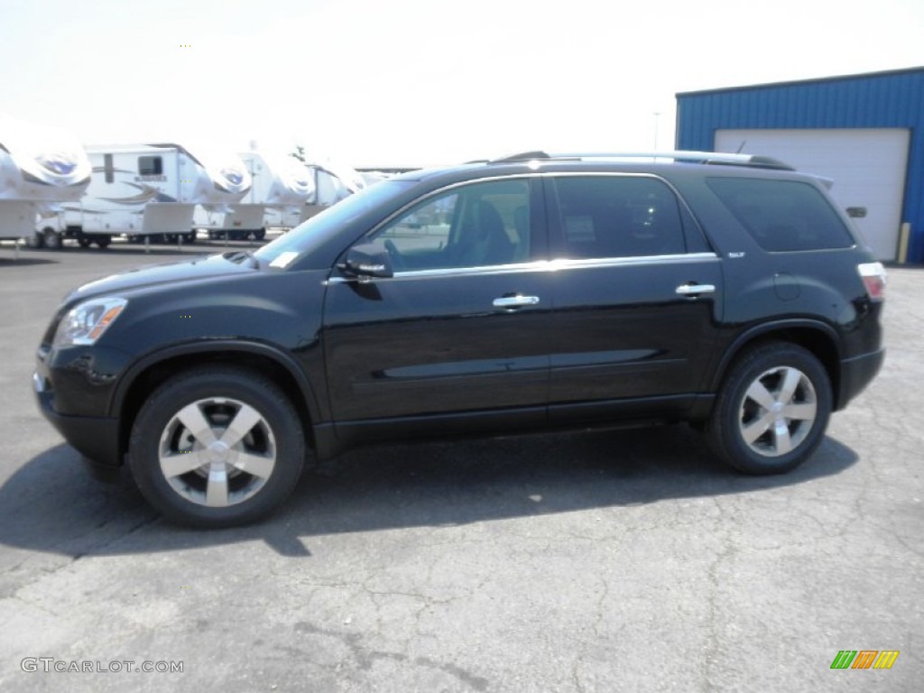 2011 Acadia SLT - Carbon Black Metallic / Light Titanium photo #4